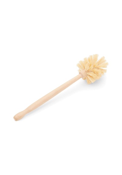 Tilki 48742 8.5"doğal At Eşarka Şişe Fırçası, Ahşap