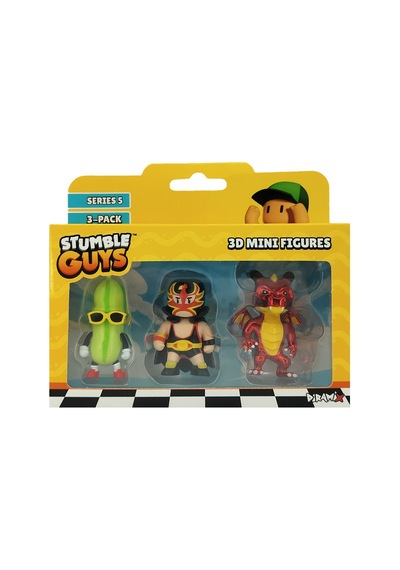 Stumble Guys Üç Boyutlu Üç Parça Mini Figür Set 7