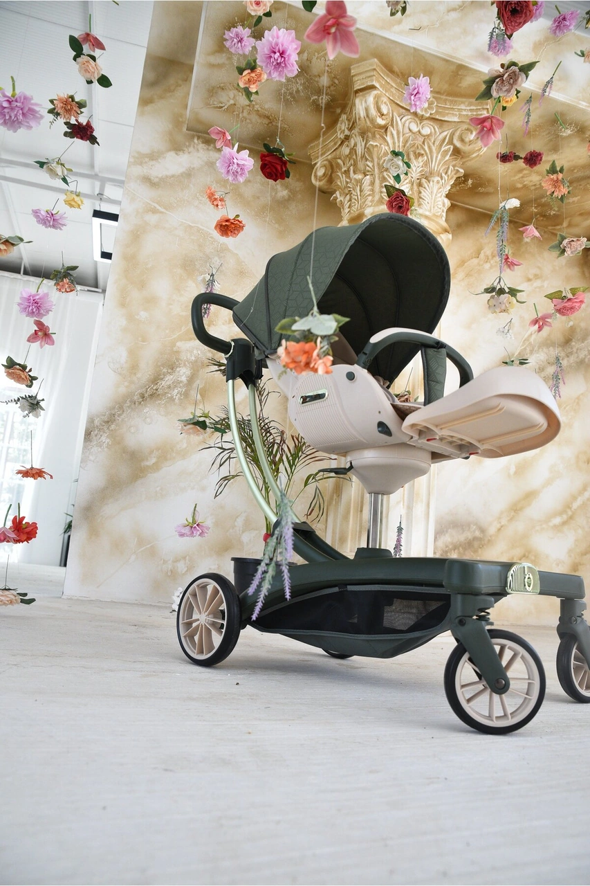 Premıum Bebek Arabası Ebr-750 Zeytin Yeşili