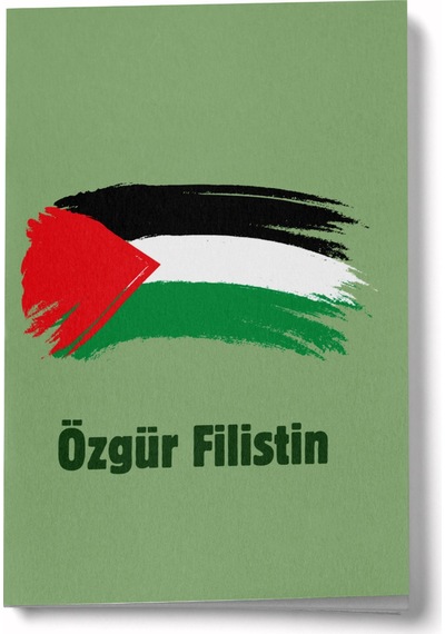 Özgür Filistin Mini Defter Çok Renkli