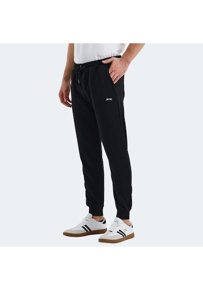 Slazenger CUPA I Erkek Cepli Siyah Eşofman Altı