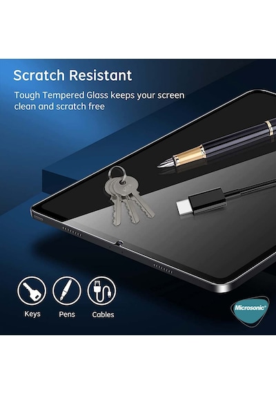 Microsonic Apple Uyumlu iPad  Mini 7 A2993-a2995 Temperli Cam Ekran Koruyucu