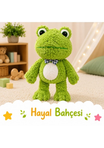 Kurbağa Peluş 40 Cm Yeşil