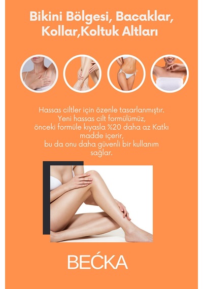 Becka Tüy Azaltıcı Ve İnceltici Nemlendirici Süt Gymnema Sylvestre & Hyaluronik Asit Özlü 100 ML