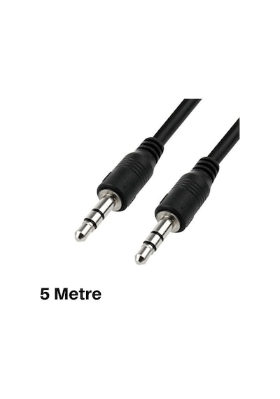 2 Ucu 3.5Mm Jak Aux Kablosu 5 Metre
