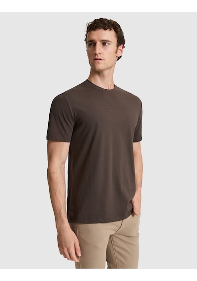 Pierre Cardin Erkek Koyu Kahverengi Tişört 50327872-vr084
