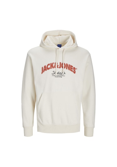 Jack & Jones Erkek Sweatshirt Krem 12267584 Jorbronx Arch Bıg 25kw21000456 W210200 Bej