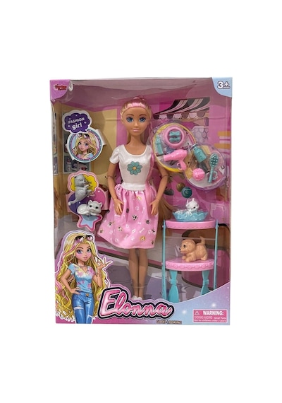 Wg66962 -vardem Kutulu Pet Shop Bebek Set 11,5 İnç - Izbp-890946 1 Adet