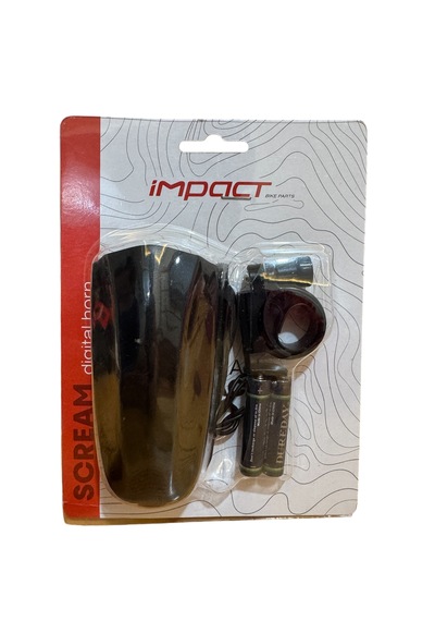 Impact Scream Elektronik Pilli Bisiklet Korna - Siyah