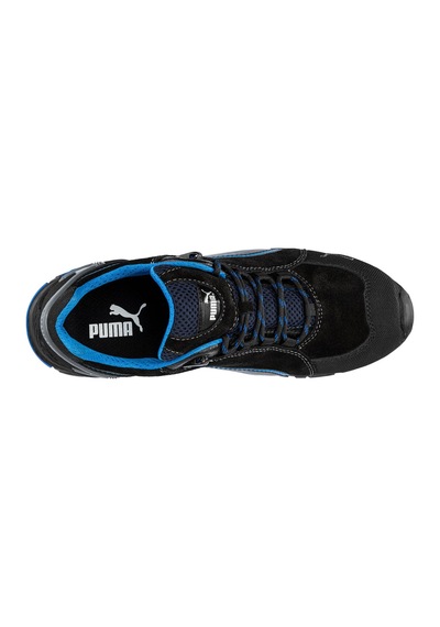 Puma Safety Rio Low Mavi Siyah Alüminyum Burunlu Kaydırmaz İş Ayakkabısı S3 Src 41 Numara Siyah