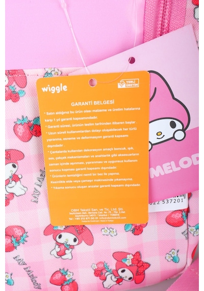 X Dekomus Lisanslı My Melody Yeni Sezon Sweet Berry Collection Termoslu Beslenme Çantası Açık Gri