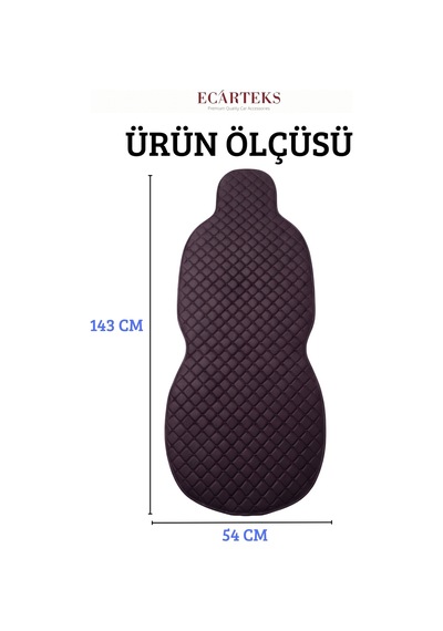 Oto Ön Koltuk Tekli Minder Terletmez Kolay Montaj Universal Koruyucu Kılıf Kumaş 92990462