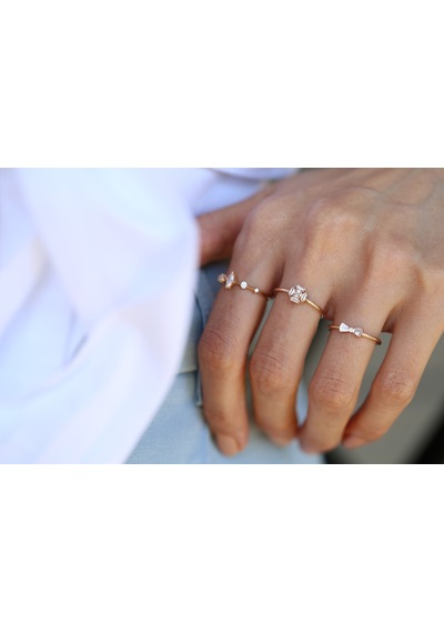 Reis Kuyumculuk T9970 Corner Ring Altın Yüzük