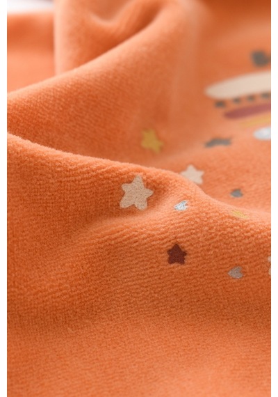 BabyCosy Bebek Yıldız Kadife Ayaklı Tulum 001