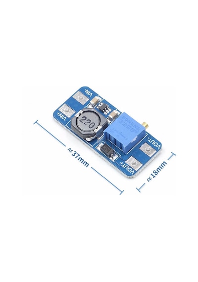 Mt3608 28v 2a Dc Boost Modül Ayarlanabilir Voltaj Yükseltici Güç Kaynağı Step Up