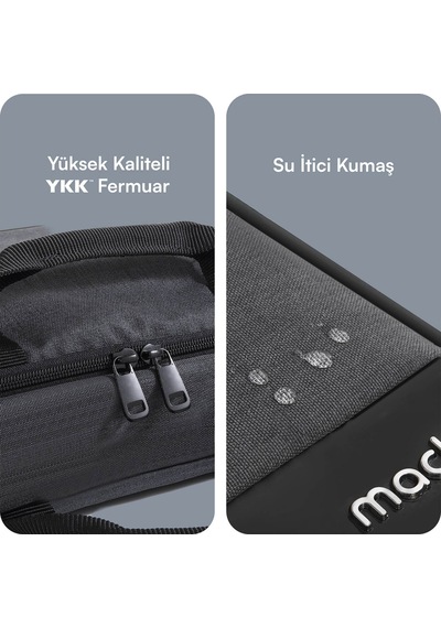 Mack Mce-1111 14.1 Unıcıty Eco Notebook Çantası Siyah Siyah
