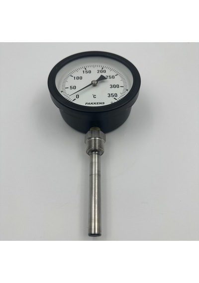 Ø 100 - 0 - 350 C 1/2 10 Cm Alttan Çıkışlı Termometre