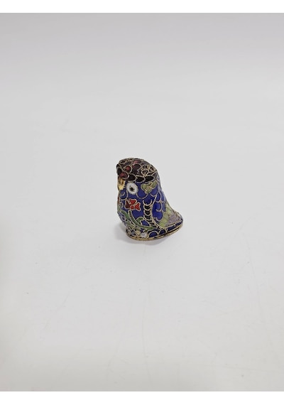 Antika Cloisonne Minyatür Baykuş 4,3x3,1cm 152