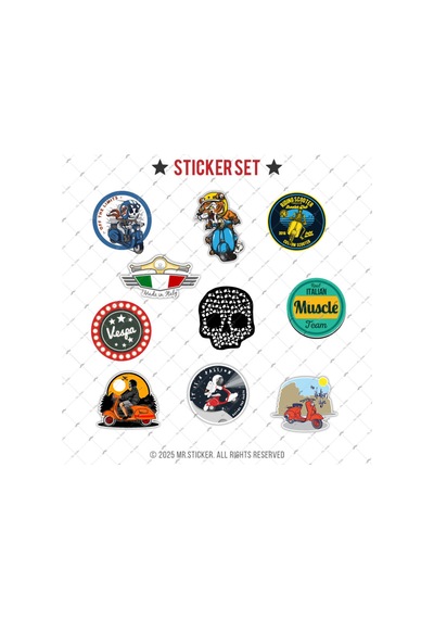 Bdls21 Küçük Boy 10lu Sticker Seti