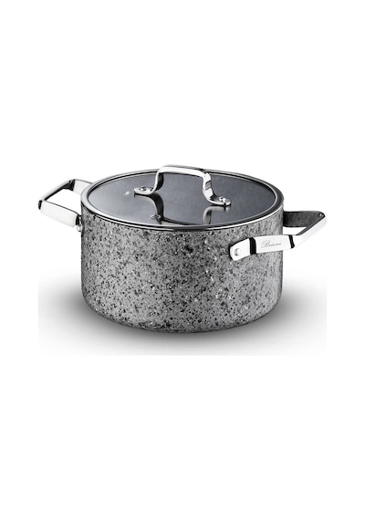Brioni Stone-h İndüksiyon Tabanlı Çizilmez Derin Tencere - 28 Cm Gri