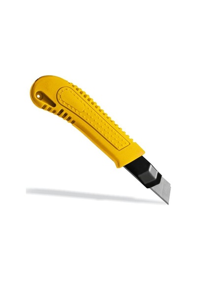 Kraf Maket Bıçağı Geniş Plastik Metal Ağızlı 629G