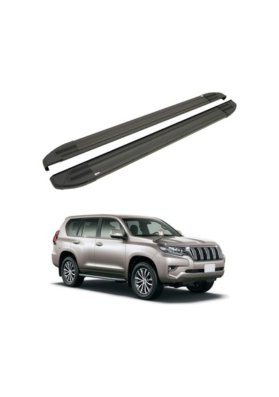 Toyota Land Cruiser Prado J150 2010-2023 Yan Basamak Brillant Siyah