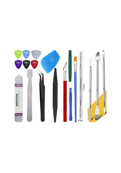 Çok Amaçlı Bilgisayar Tv Notebook Laptop Tablet Telefon Pc Metal Sökme Çubuk Spatula Pena Tamir Onarım Seti36