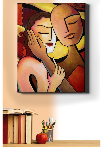 Webstyle Sayılarla Boyama Seti Kasnaklı Sevgilim 50 X 65 Cm
