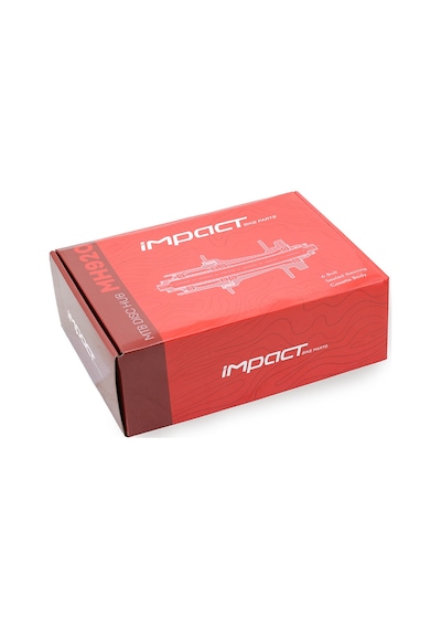 Impact Mh920 Rulmanlı Ön Arka Göbek Seti 6 Vida Siyah Qr Ve Sokma Mil Uyumlu Hzn-805