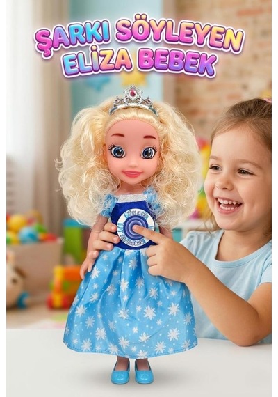 Lena Snowy Baby Karlar Ülkesi Bebek - 30 Cm Şarkı Söyleyen Ve Kıkırdayan Fonksiyonel Oyuncak Bebek