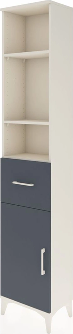 Arges Dolap 4 Raflı Tek Çekmeceli Tek Kapaklı 44x30x221 Aytaş... Aytaşı