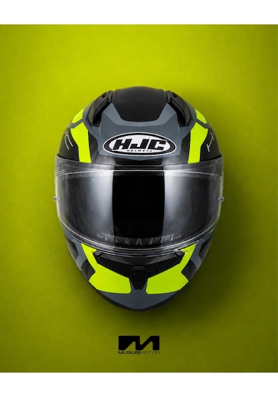 Hjc C10 Kask Tıns Mc3h Sarı-siyah