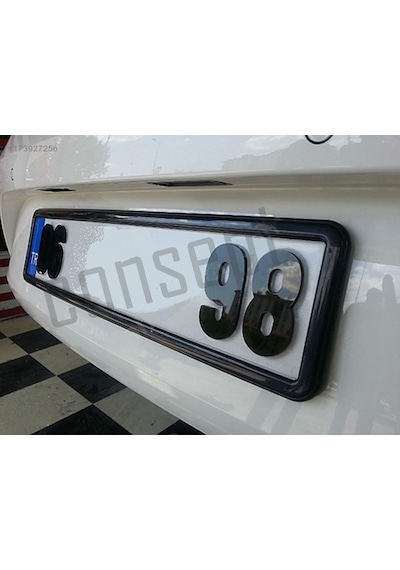 2 Adet Piyano Black Plakalık Consept Siyah Plakalık Takımı 228108948