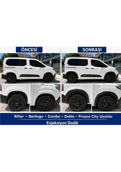 Autogp Toyota Proace City Dodik Çamurluk Kaplama Çıtası Bantı 2019+