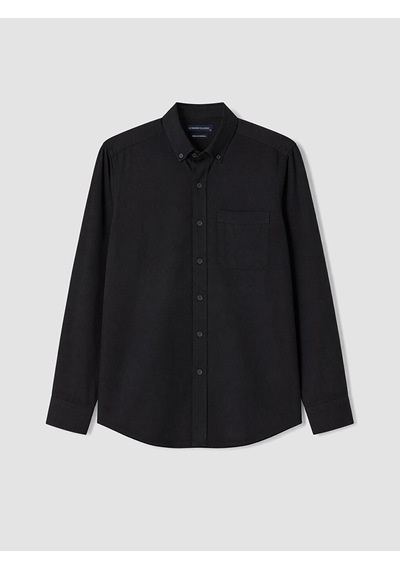 Lcwaıkıkı Classic Siyah Standart Kalıp Gabardin Erkek Gömlek
