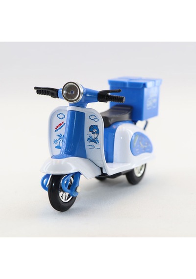 Mini Vespa Scooter Çek Bırak İnce Detay Çok Renkli 3+ Yaş Çok Renkli