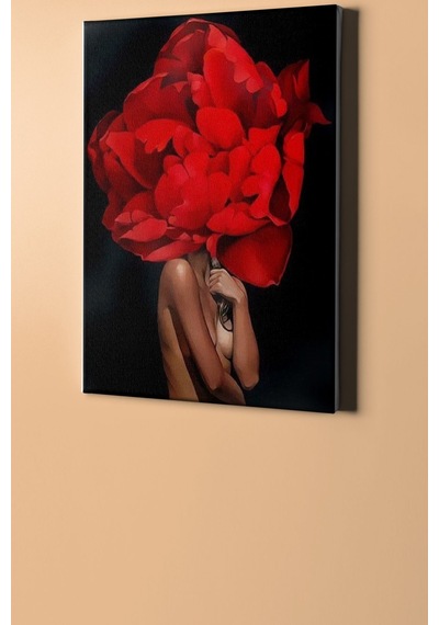 Webstyle Sayılarla Boyama Seti Kasnaklı Çiçek Kadın 4 50 X 65 Cm