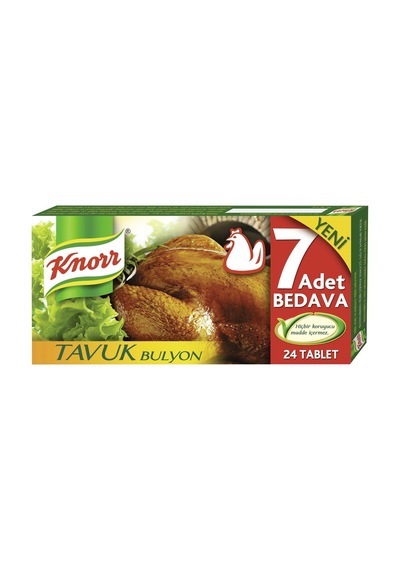 Knorr Tavuk Bulyon 240 G - Renklendirici Ve Koruyucu İçermez 8'li Avantaj Paketi - 8 Adet Tarı