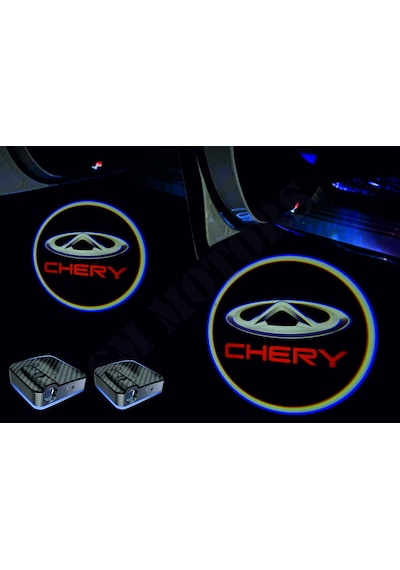 Chery Araçlara Pilli Yapıştırmalı Kapı Altı Logo Kutu Içeriği 2