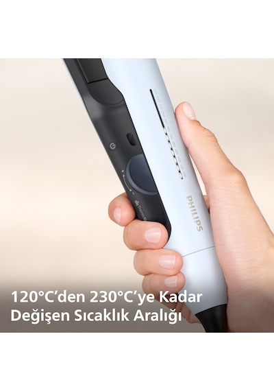 Philips Saç Düzleştirici BHS520/00,Bukle Özelliği, Argan Yağı Katkılı, İyonik Bakım