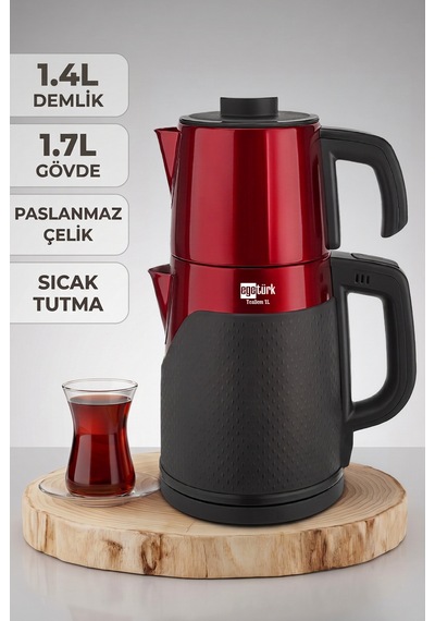 Egetürk Ecm-129 Coverlı 1.7 Lt Elektrikli Çay Makinesi