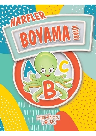 Harfler Boyama Kitabı- Yediveren Çocuk