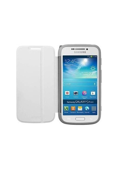 Galaxy S4 Zoom Sm-c1010 İle Uyumlu Flip Cover Beyaz Ef-ggs10fwegww