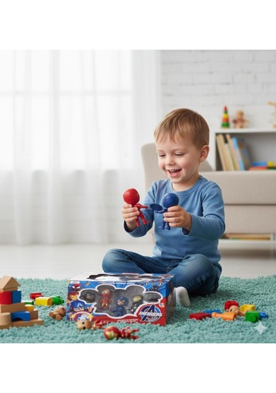 Tıfıl Toys Avangers Süper Kahramanlar Hareketli 8'li Figür Set