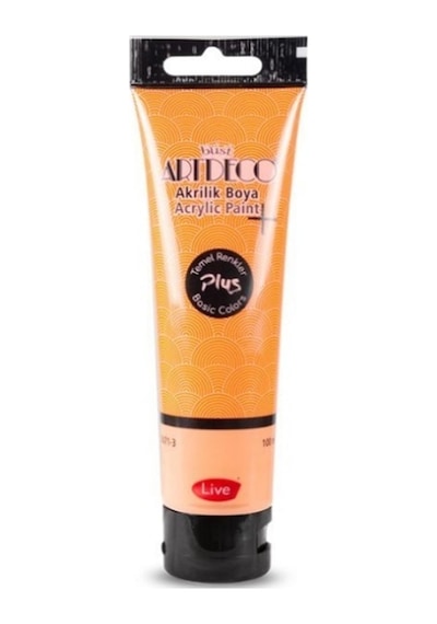 Plus Akrilik Boya 100ml Tüp 410 Turuncu 410 Turuncu