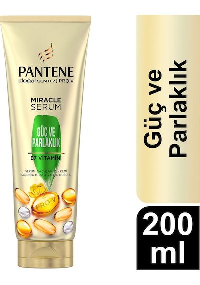Pantene Miracle Güç ve Parlaklık Serum Şaç Bakım Kremi 200 ML