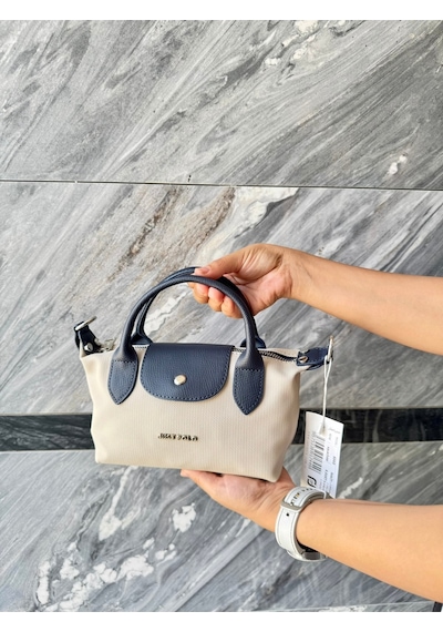 Just Polo Kadın Taş Lacivert Günlük Kullanıma Uygun Hafif & Pratik Mini El Ve Omuz Çantası Shopper Taş - Lacivert
