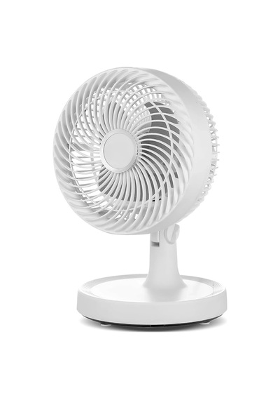 Hubrendy  Sessiz Çalışan Mini Masaüstü Fan 2 Kademeli Otomatik Salınımlı