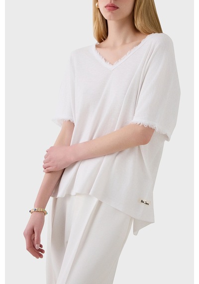 Bsb Bayan Bluz 053-210132.002 Beyaz Beyaz