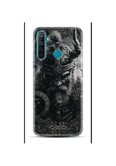 Realme 5i Kılıf Boutique Baskılı Resimli Viking Pcode -012